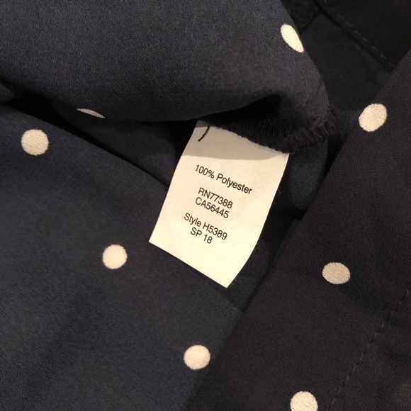 J. CREW | Polka Dot Shoulder Top - Picture 7 of 7